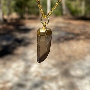 Smoky Quartz Pendant Necklace